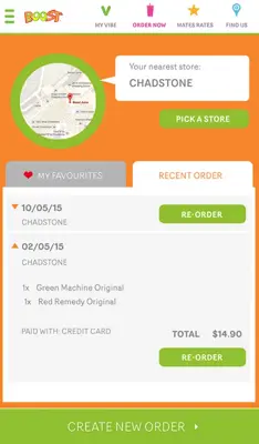 Boost Juice android App screenshot 2